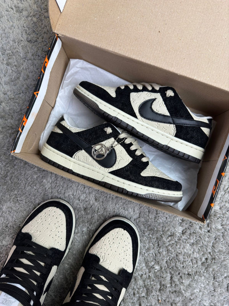 TÊNIS NIKE DUNK LV PRETO/OFF WHITE