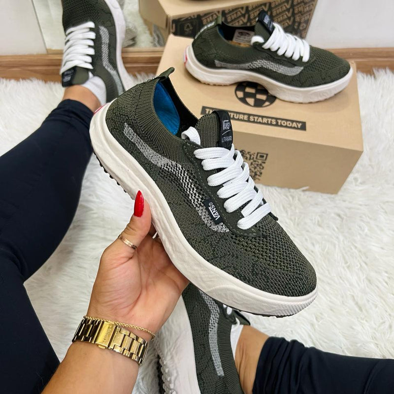 VANS VR3 VERDE BRANCO