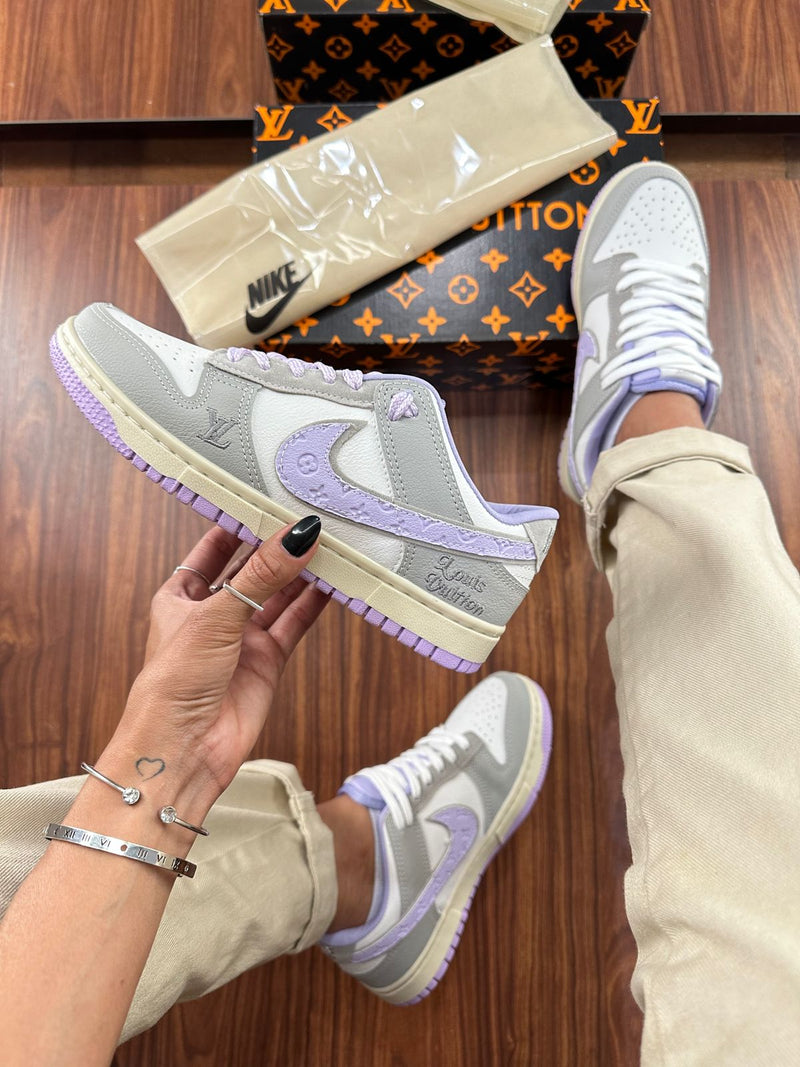 NIKE DUNK LOW LOUIS VUITTON GELO LILÁS