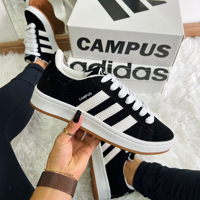 ADIDAS CAMPUS PRETO BRANCO