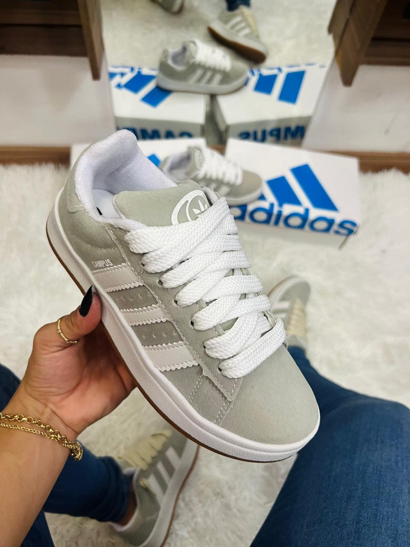 ADIDAS CAMPUS CINZA BRANCO