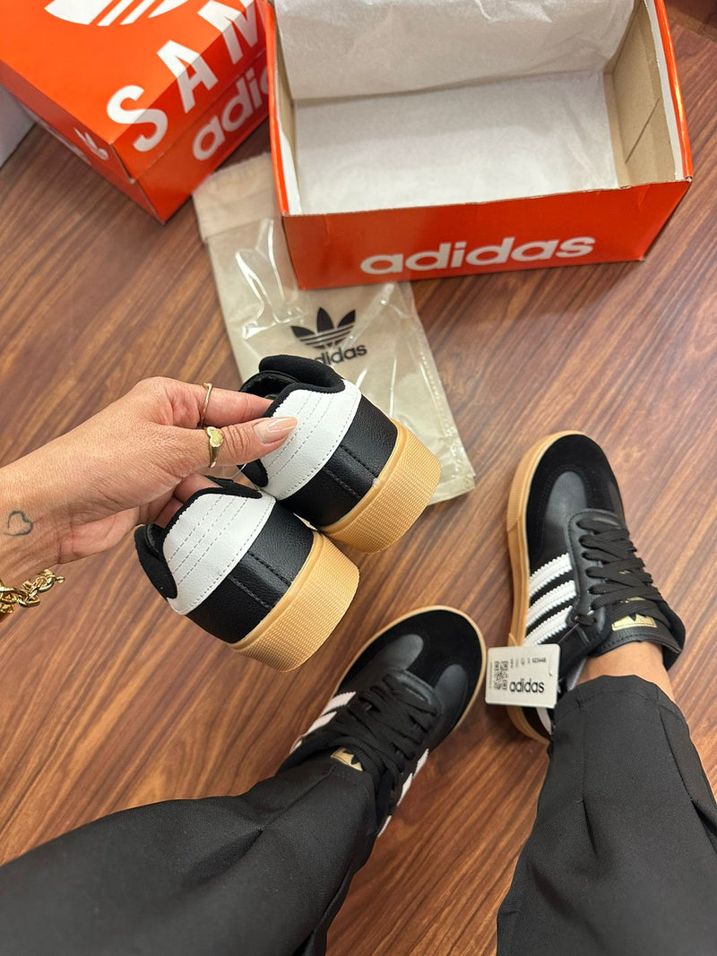 ADIDAS SAMBA RETRO PRETO CREPE