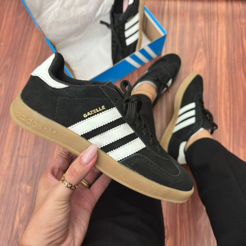 ADIDAS SAMBA COURO PRETO LATEX